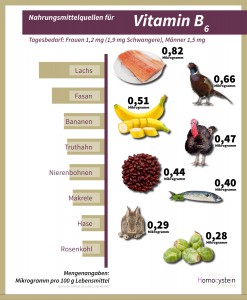 Infografik-VitaminB6 - Homocystein Netzwerk